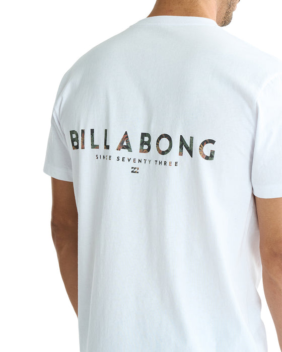 BILLABONG メンズ UNITY LOGO Tシャツ 【2025年夏モデル】 WTB / XL