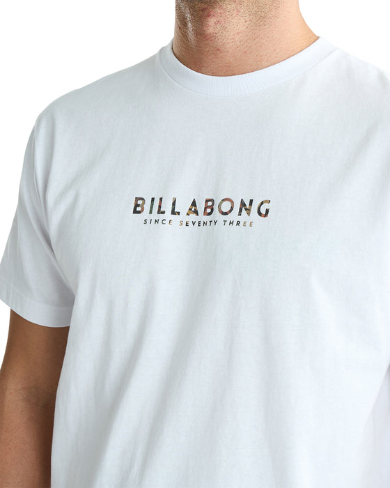 BILLABONG メンズ UNITY LOGO Tシャツ 【2025年夏モデル】 WTB / XL