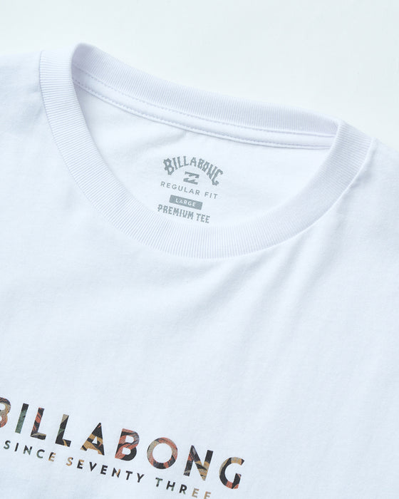 BILLABONG メンズ UNITY LOGO Tシャツ 【2025年夏モデル】 WTB / XL