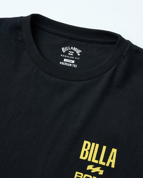 BILLABONG メンズ ADVISORY TAG Tシャツ 【2025年夏モデル】 BLK / XL