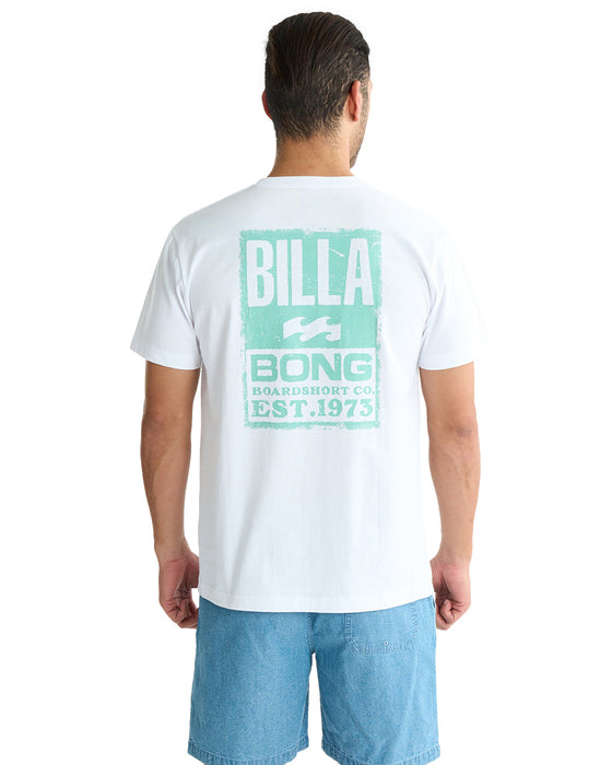 BILLABONG メンズ ADVISORY TAG Tシャツ 【2025年夏モデル】 WHT / XL