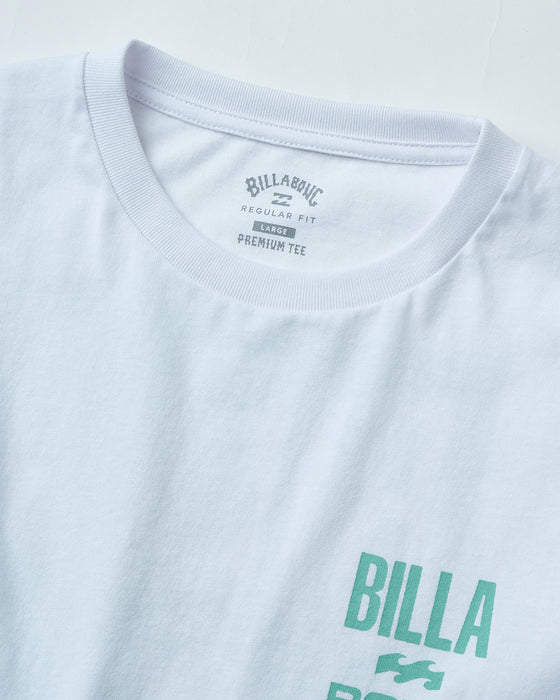 BILLABONG メンズ ADVISORY TAG Tシャツ 【2025年夏モデル】 WHT / XL