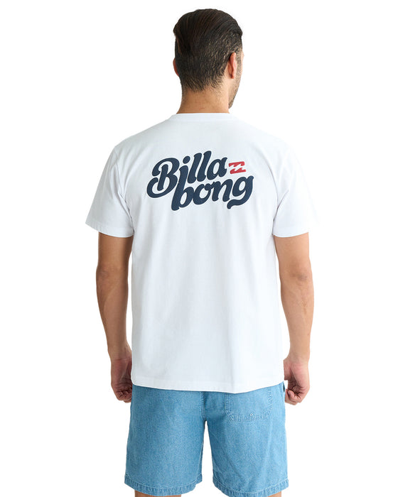 BILLABONG メンズ GROOVY Tシャツ 【2025年夏モデル】 WHT / XL