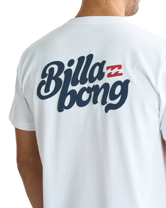 BILLABONG メンズ GROOVY Tシャツ 【2025年夏モデル】 WHT / XL