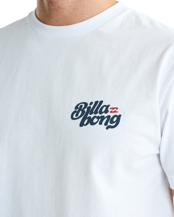 BILLABONG メンズ GROOVY Tシャツ 【2025年夏モデル】 WHT / XL