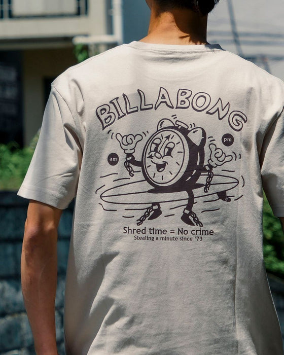 【OUTLET】BILLABONG メンズ TIME Tシャツ 
【REGULAR FIT】 【2025年夏モデル】