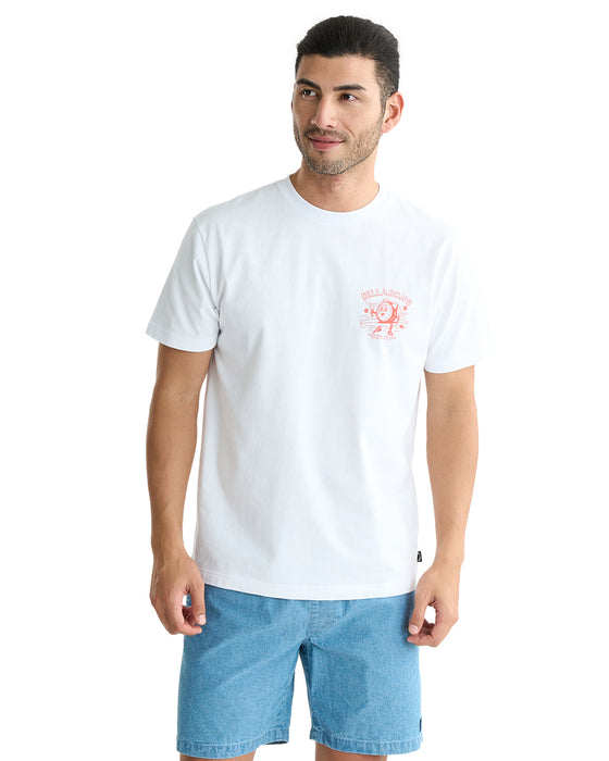 BILLABONG メンズ TIME Tシャツ 【2025年夏モデル】 WHT / XL
