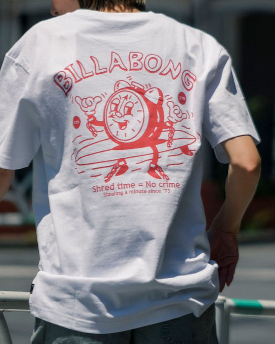 【OUTLET】BILLABONG メンズ TIME Tシャツ 
【REGULAR FIT】 【2025年夏モデル】