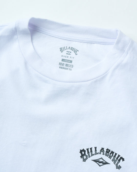BILLABONG メンズ ARCH 73 Tシャツ 【2025年夏モデル】 WHT / XL