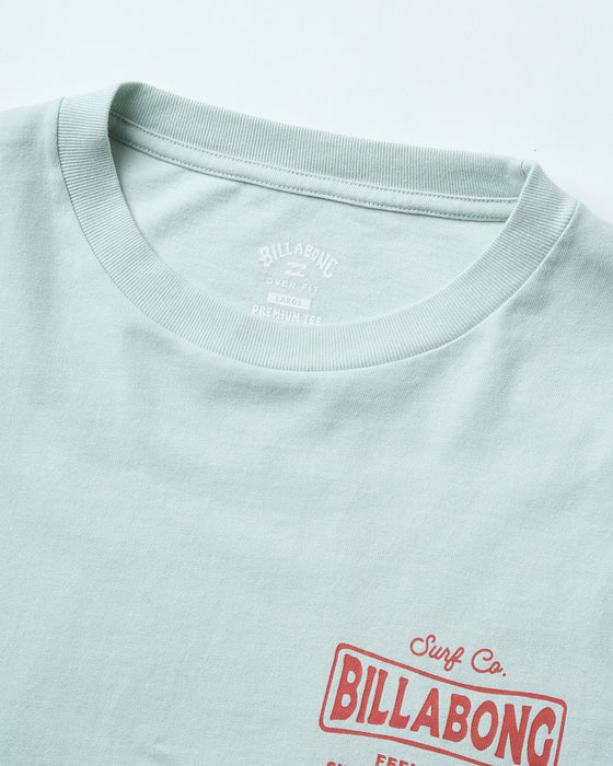 BILLABONG メンズ BEACH SIGN Tシャツ 【2025年夏モデル】 ASH / XL