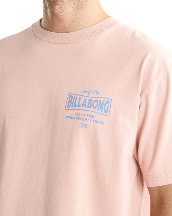 BILLABONG メンズ BEACH SIGN Tシャツ 【2025年夏モデル】 DTP / XL
