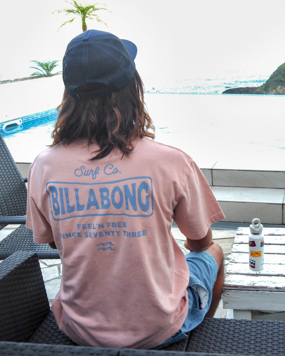 OUTLET】BILLABONG メンズ BEACH SIGN Tシャツ【OVER FIT】 【2025年夏