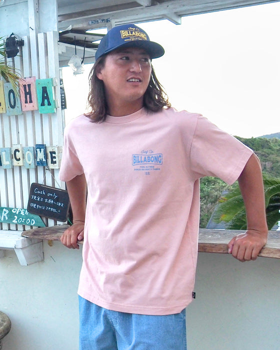 【OUTLET】BILLABONG メンズ BEACH SIGN Tシャツ【OVER FIT】 【2025年夏モデル】