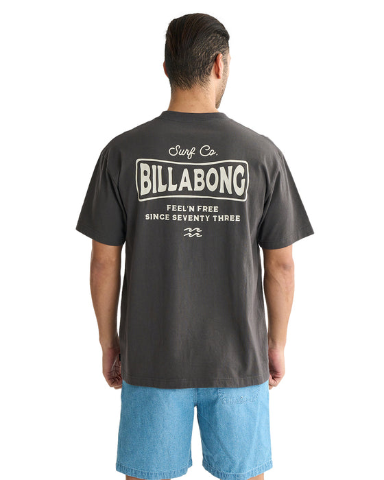 BILLABONG メンズ BEACH SIGN Tシャツ 【2025年夏モデル】 WAA / XL