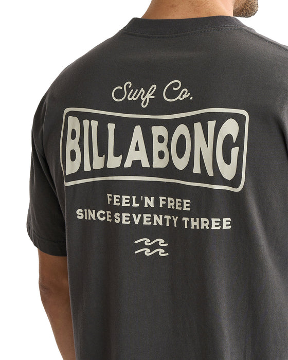 BILLABONG メンズ BEACH SIGN Tシャツ 【2025年夏モデル】 WAA / XL