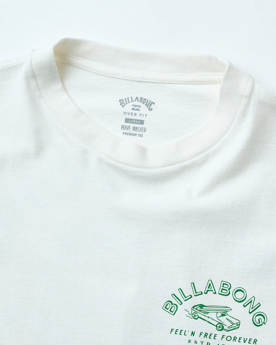 BILLABONG メンズ NACHO BATH Tシャツ 【2025年夏モデル】 CRM / XL