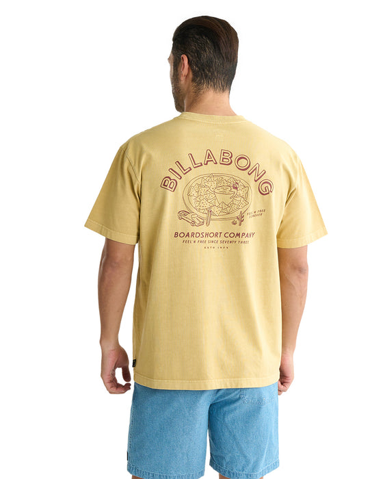 BILLABONG メンズ NACHO BATH Tシャツ 【2025年夏モデル】 VYL / XL