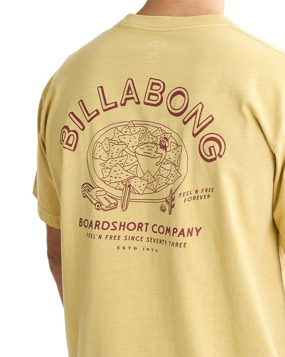 BILLABONG メンズ NACHO BATH Tシャツ 【2025年夏モデル】 VYL / XL