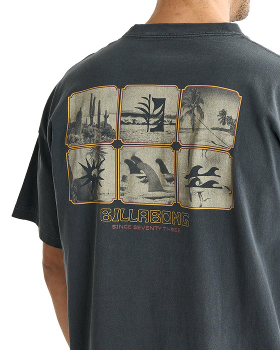 BILLABONG メンズ WINDOW Tシャツ 【2025年夏モデル】 BLK / XL