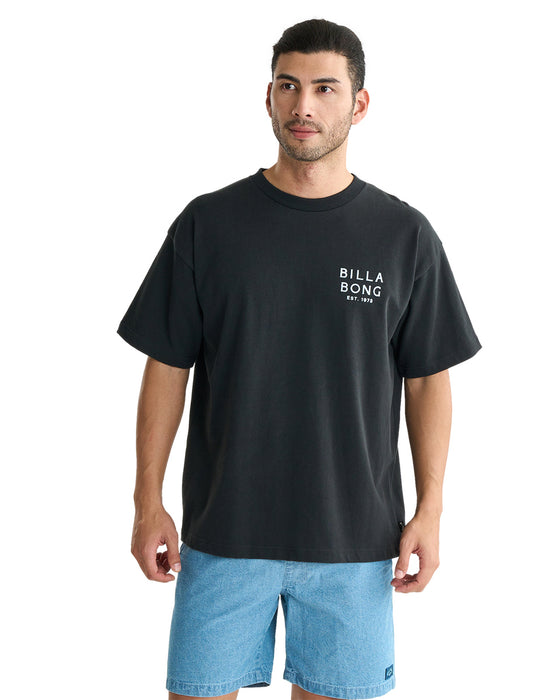 BILLABONG メンズ ONE TIME Tシャツ 【2025年夏モデル】 BLK / XL