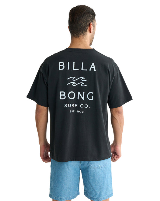 BILLABONG メンズ ONE TIME Tシャツ 【2025年夏モデル】 BLK / XL