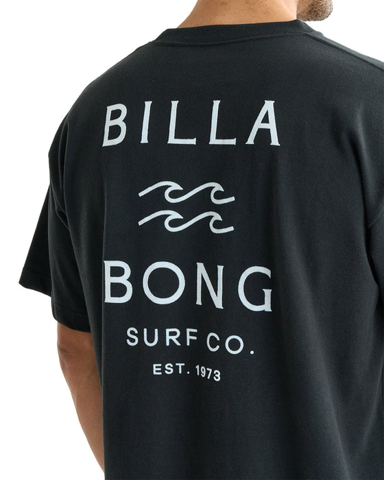 BILLABONG メンズ ONE TIME Tシャツ 【2025年夏モデル】 BLK / XL