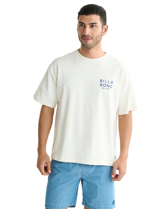 BILLABONG メンズ ONE TIME Tシャツ 【2025年夏モデル】 CRM / XL