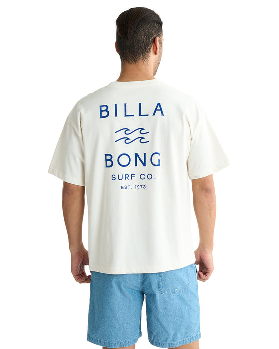 BILLABONG メンズ ONE TIME Tシャツ 【2025年夏モデル】 CRM / XL