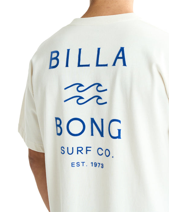 BILLABONG メンズ ONE TIME Tシャツ 【2025年夏モデル】 CRM / XL