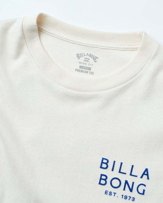 BILLABONG メンズ ONE TIME Tシャツ 【2025年夏モデル】 CRM / XL
