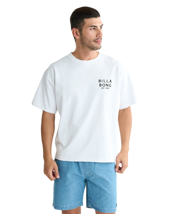 BILLABONG メンズ ONE TIME Tシャツ 【2025年夏モデル】 WHT / XL