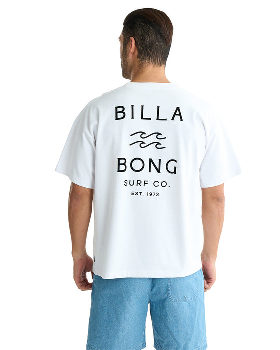 BILLABONG メンズ ONE TIME Tシャツ 【2025年夏モデル】 WHT / XL