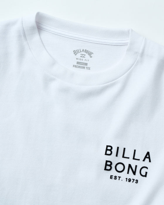 BILLABONG メンズ ONE TIME Tシャツ 【2025年夏モデル】 WHT / XL