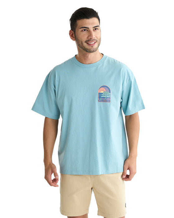 BILLABONG メンズ SOL Tシャツ 【2025年夏モデル】 CLB / XL