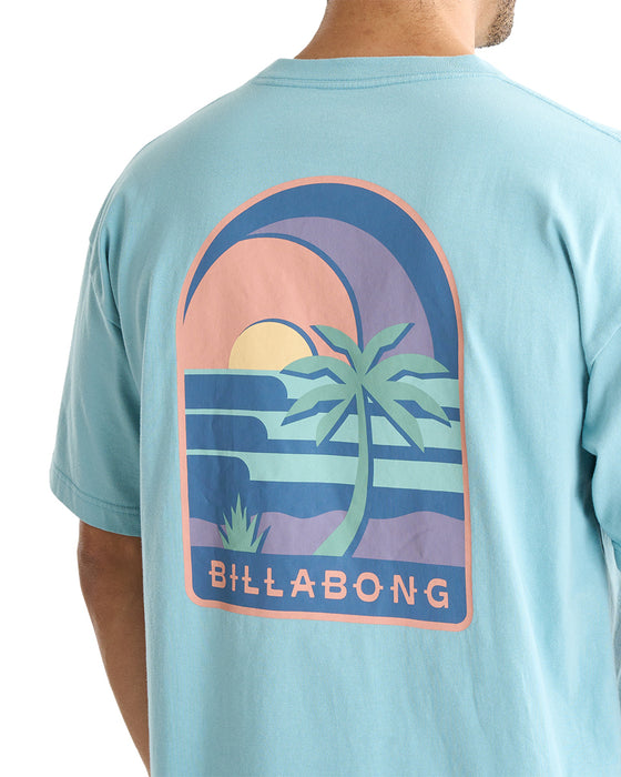 BILLABONG メンズ SOL Tシャツ 【2025年夏モデル】 CLB / XL