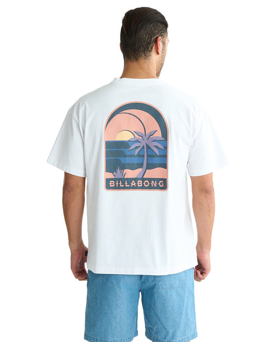 BILLABONG メンズ SOL Tシャツ 【2025年夏モデル】 WHT / XL