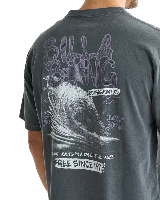 BILLABONG メンズ RESIN Tシャツ 【2025年夏モデル】 WAA / XL