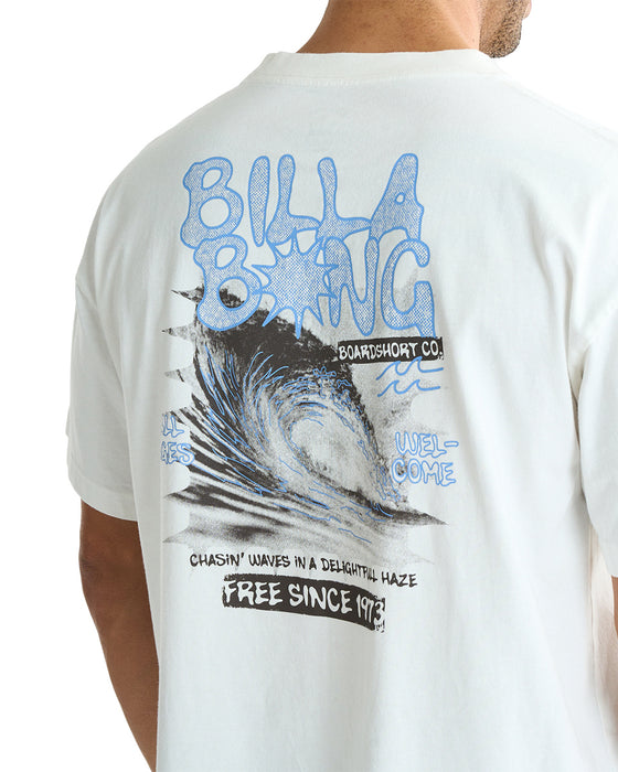 BILLABONG メンズ RESIN Tシャツ 【2025年夏モデル】 WHT / XL