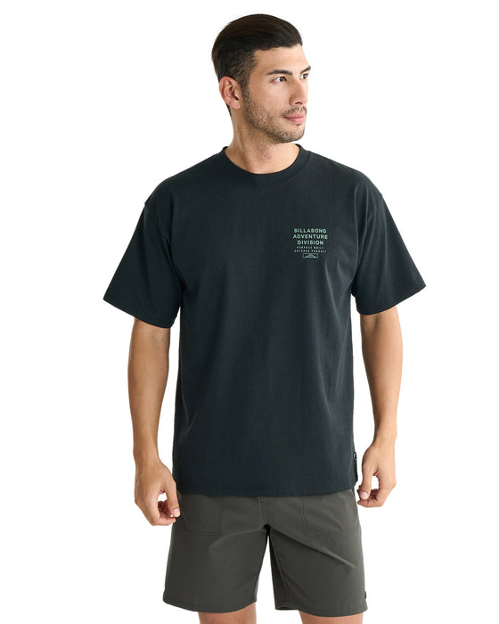 BILLABONG メンズ 【A/DIV.】 ADIV LOGO 2.0 Tシャツ 【2025年夏モデル】 BLK / XL