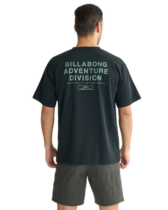 BILLABONG メンズ 【A/DIV.】 ADIV LOGO 2.0 Tシャツ 【2025年夏モデル】 BLK / XL