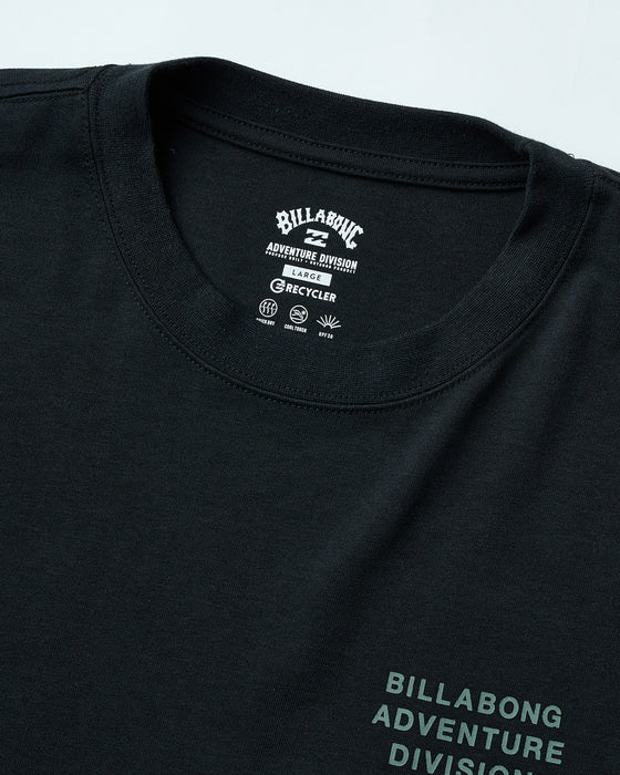 BILLABONG メンズ 【A/DIV.】 ADIV LOGO 2.0 Tシャツ 【2025年夏モデル】 BLK / XL