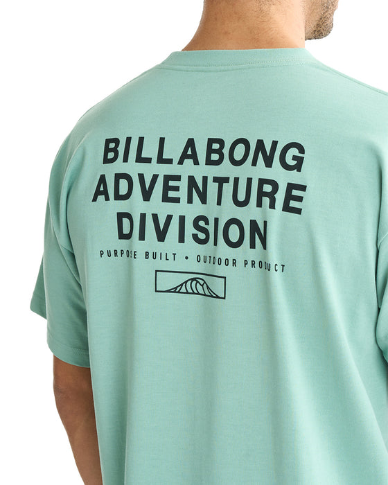 BILLABONG メンズ 【A/DIV.】 ADIV LOGO 2.0 Tシャツ 【2025年夏モデル】 MGN / XL