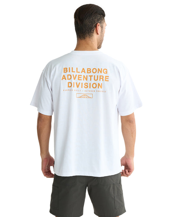 BILLABONG メンズ 【A/DIV.】 ADIV LOGO 2.0 Tシャツ 【2025年夏モデル】 WHT / XL