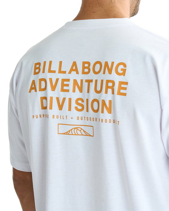 BILLABONG メンズ 【A/DIV.】 ADIV LOGO 2.0 Tシャツ 【2025年夏モデル】 WHT / XL
