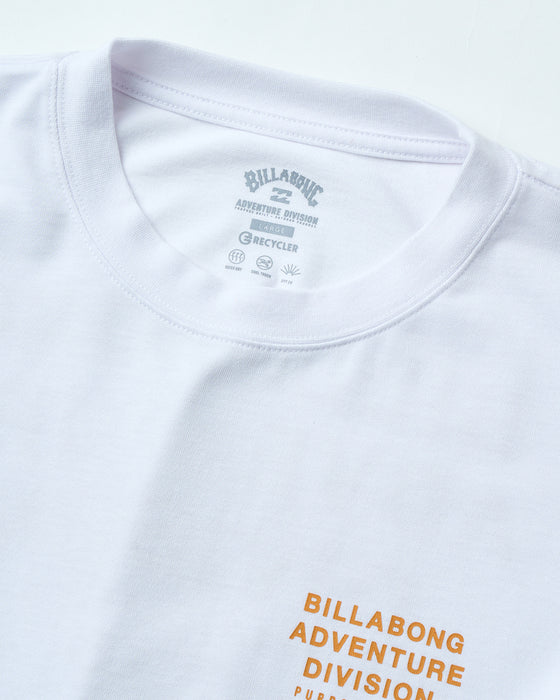 BILLABONG メンズ 【A/DIV.】 ADIV LOGO 2.0 Tシャツ 【2025年夏モデル】 WHT / XL