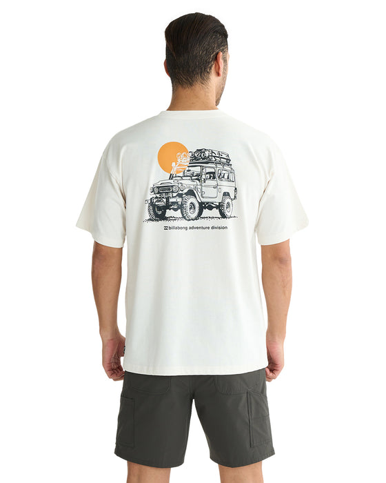BILLABONG メンズ 【A/DIV.】 MAKING TRACKS Tシャツ 【2025年夏モデル】 CRM / XL