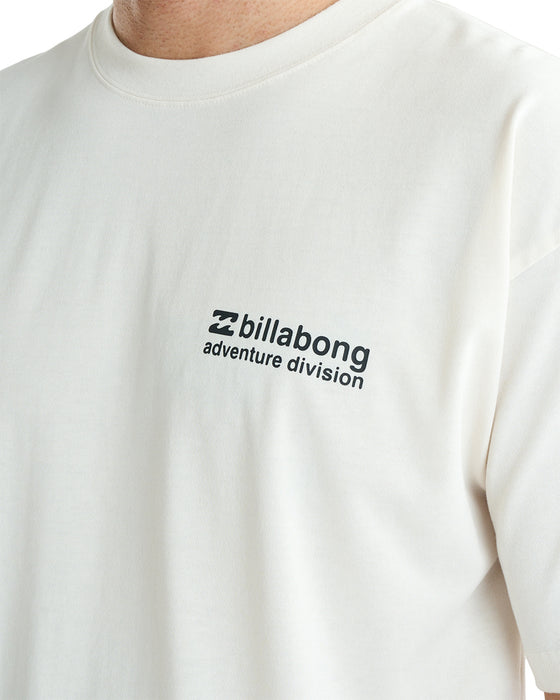 BILLABONG メンズ 【A/DIV.】 MAKING TRACKS Tシャツ 【2025年夏モデル】 CRM / XL