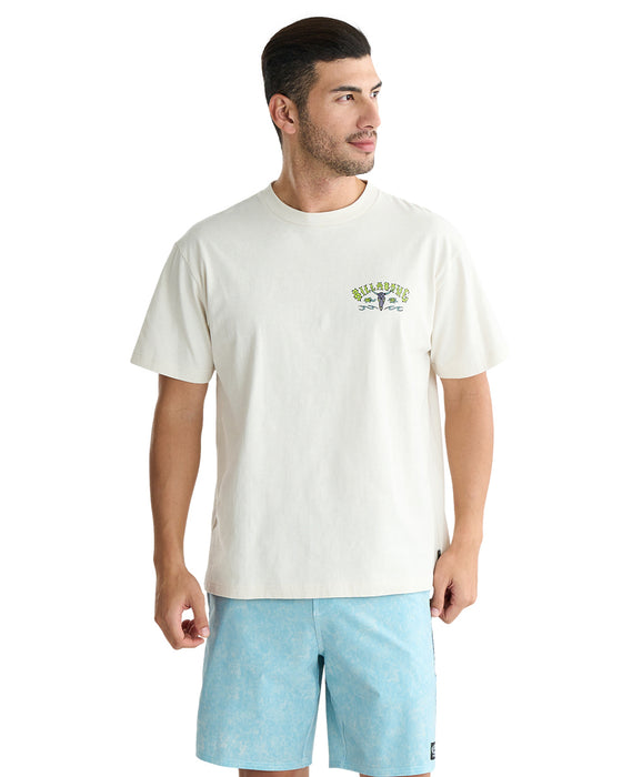 BILLABONG メンズ 【OCCY】 RAGING BULL Tシャツ 【2025年夏モデル】 CRM / XL