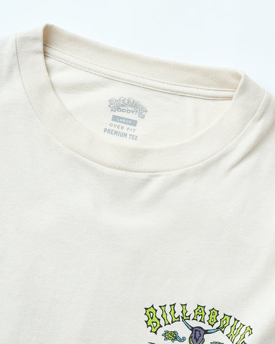 BILLABONG メンズ 【OCCY】 RAGING BULL Tシャツ 【2025年夏モデル】 CRM / XL