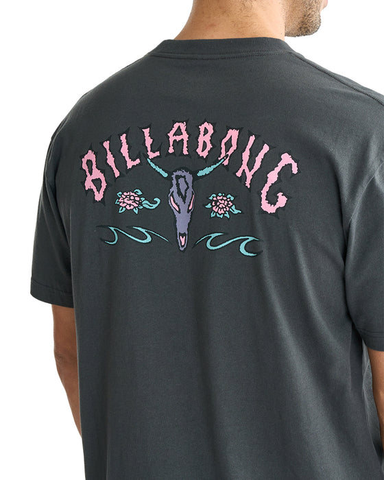 BILLABONG メンズ 【OCCY】 RAGING BULL Tシャツ 【2025年夏モデル】 WAA / XL